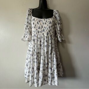 Big Hit Fashion Chic Floral Smocked Mini Dress